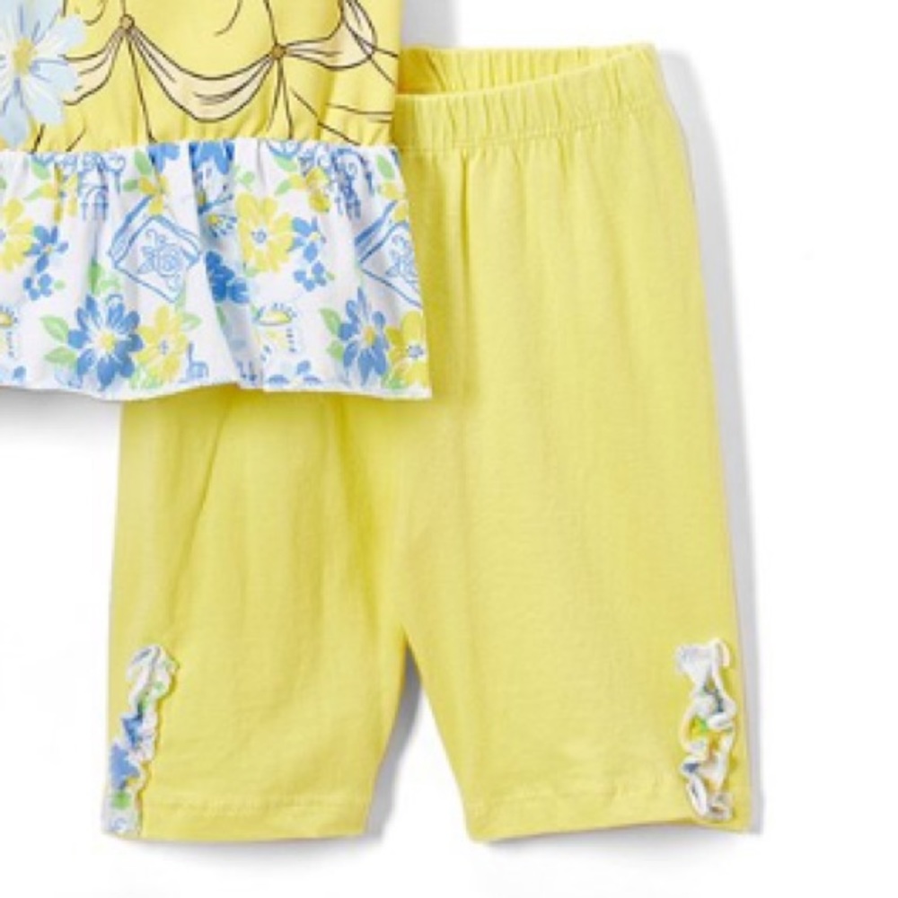 Disney Princess Belle Yoke Top & Yellow Pants - Picture 3 of 4